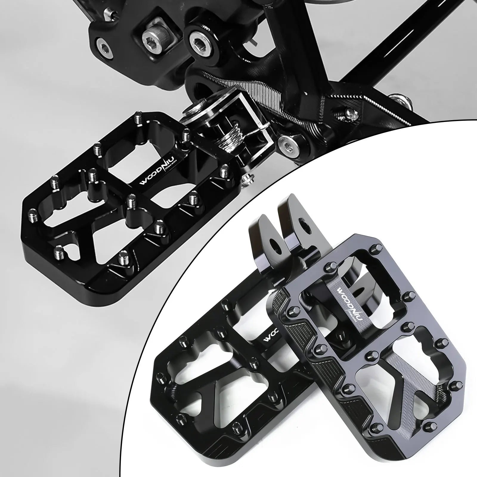 Upgraded Surron Foot Pegs