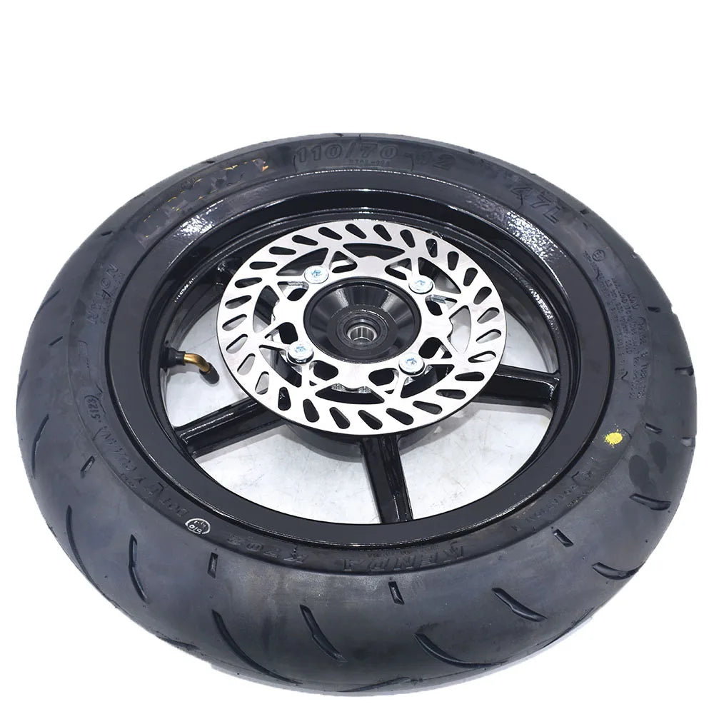 Supermoto Front and Rear 12" Tyre and Rim Set
