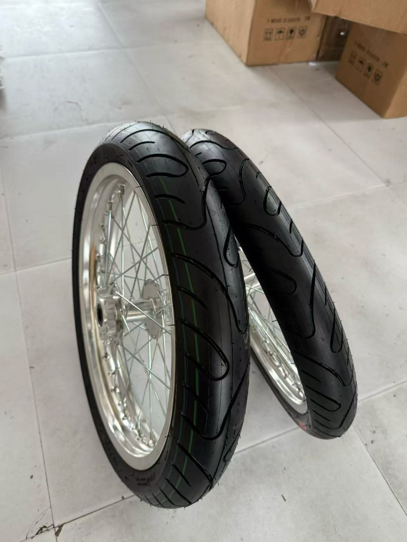 CST Chrome Supermoto Wheelset 17"inch